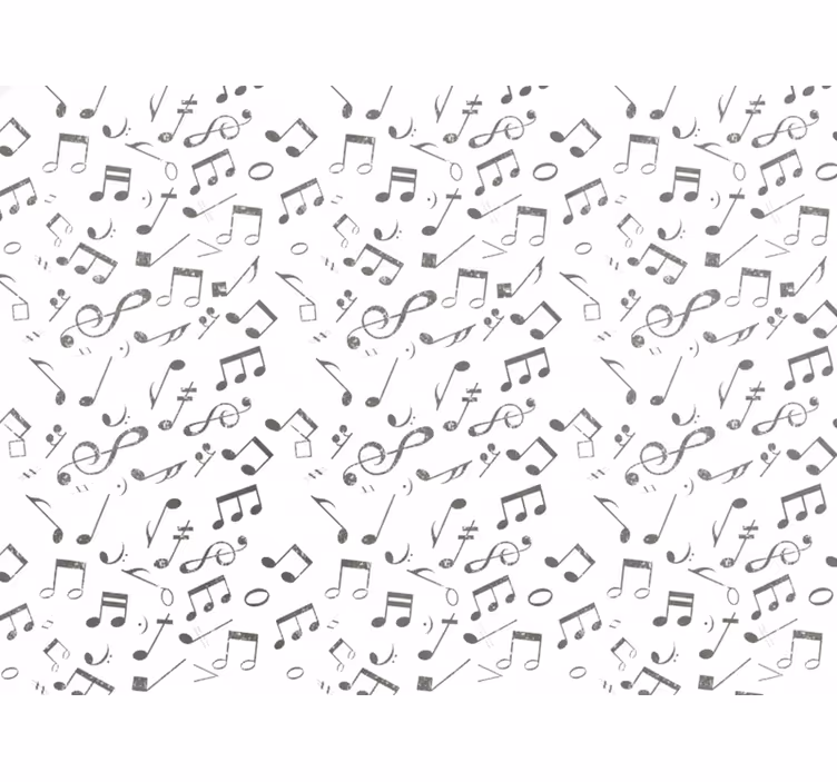 Bela tapeta glasbene note - TenStickers