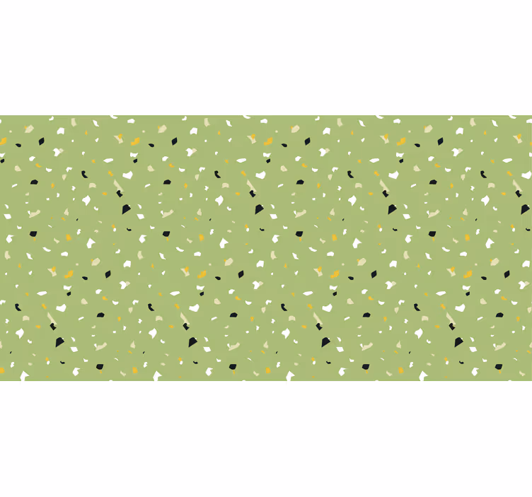 Tapete v zeleni barvi terrazzo zelena - TenStickers