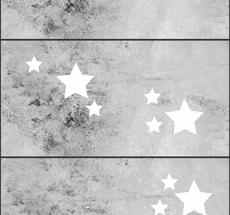 Nebeški betonski jedilni ambient tapeta z zvezdami - TenStickers