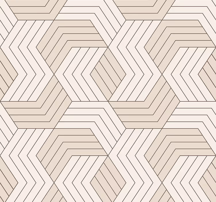 Geometrijske tapeta s kockami - TenStickers