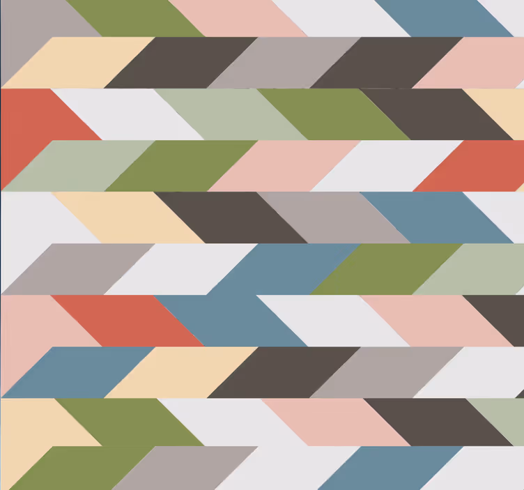 Sodobno geometrijsko tapeta - TenStickers