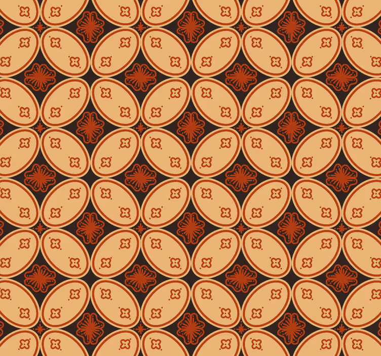 Retro motivi retro tapeta - TenStickers
