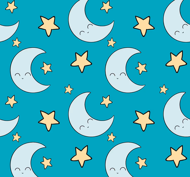 Nebeško zasanjanost tapeta z zvezdami - TenStickers