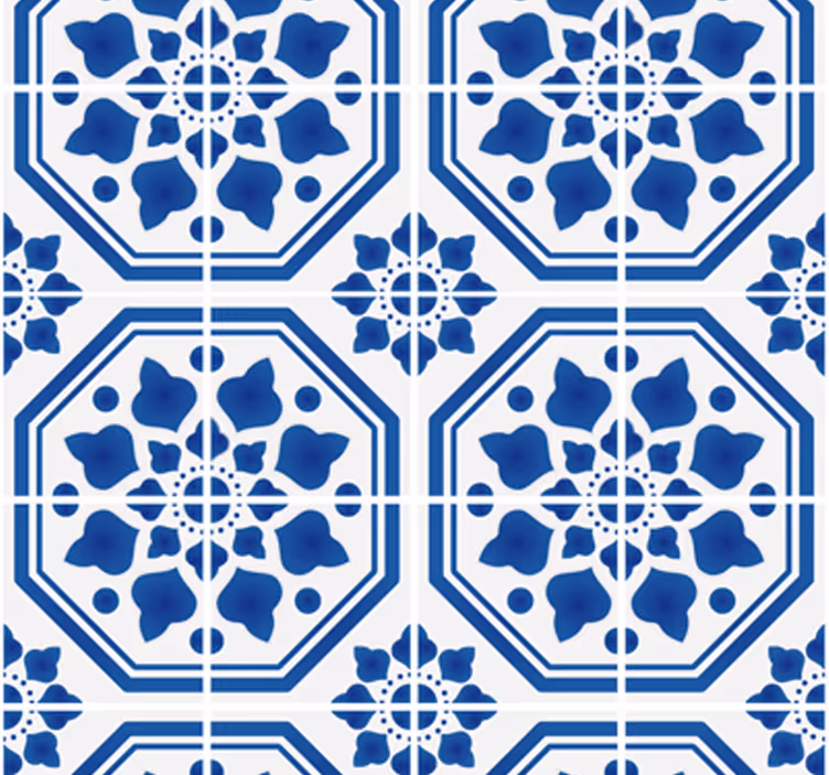 Safirna klasika okrasne tapeta - TenStickers