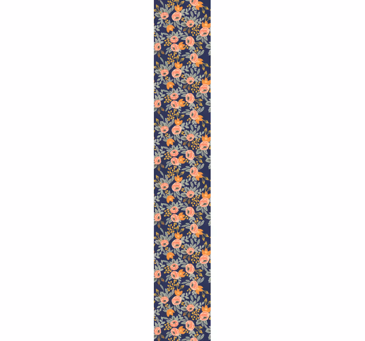 Eleganca cvetov cvetlični ornamentalni zidni papir - TenStickers