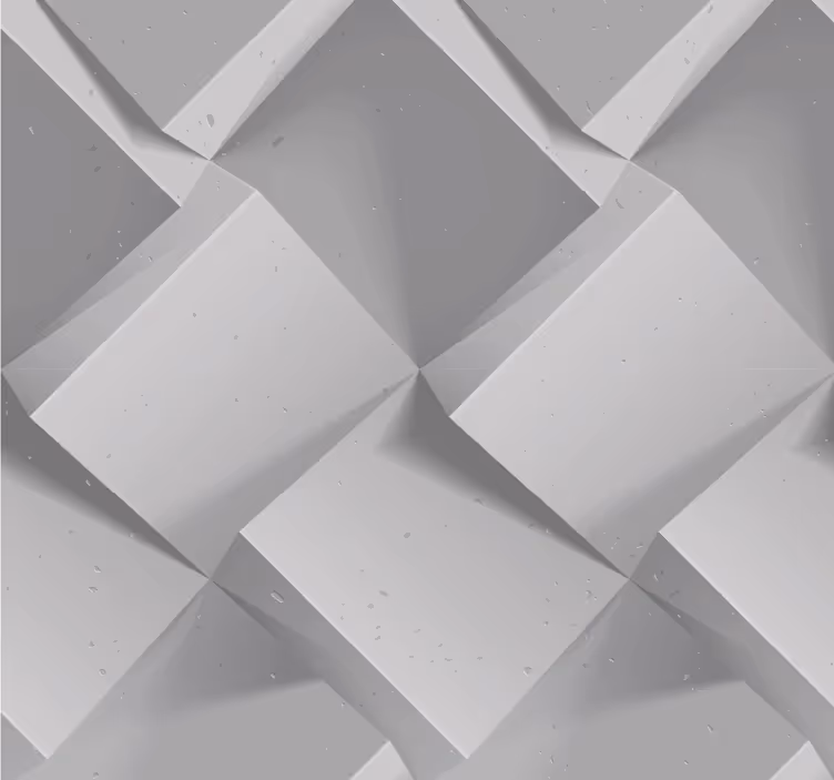 Geometrijska iluzija geometrijski zidni papir - TenStickers