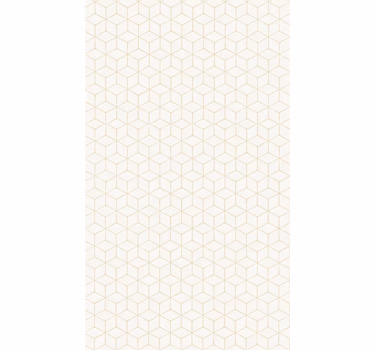 Moderna geometrijska perspektiva gole tapeta - TenStickers