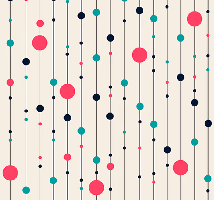 Igrive pikice pikasto tapeta za steno - TenStickers