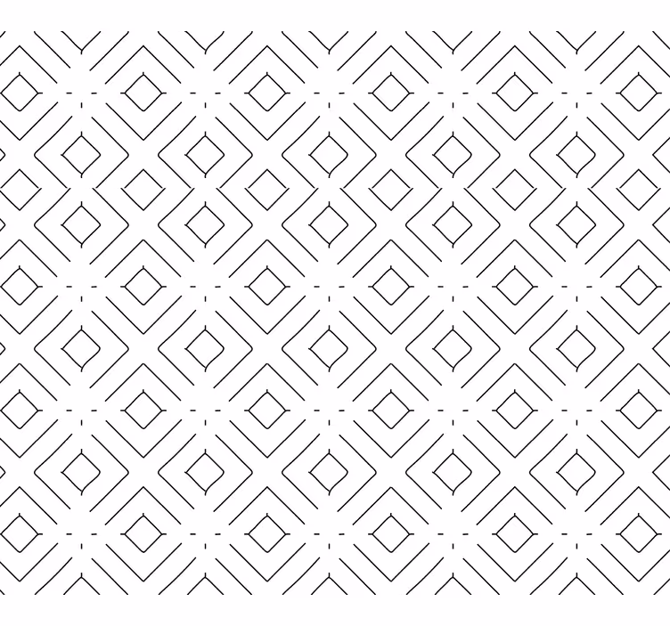 Diamantna teselacija geometrijski zidni papir - TenStickers