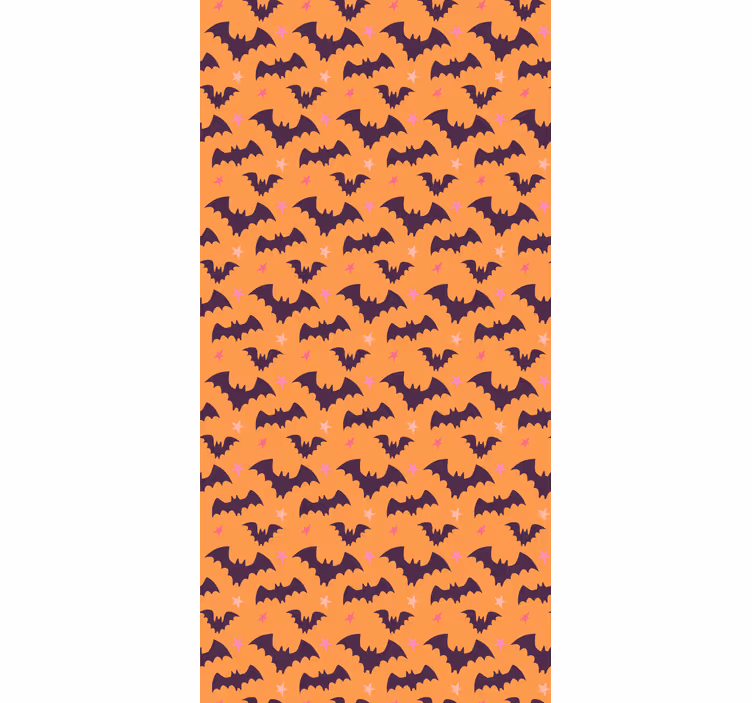 Vzorec netopirja Halloween ozadje - TenStickers