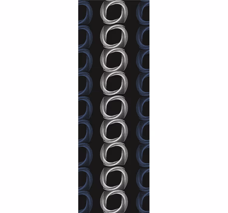 Krožni vzorci abstraktno tapeta - TenStickers