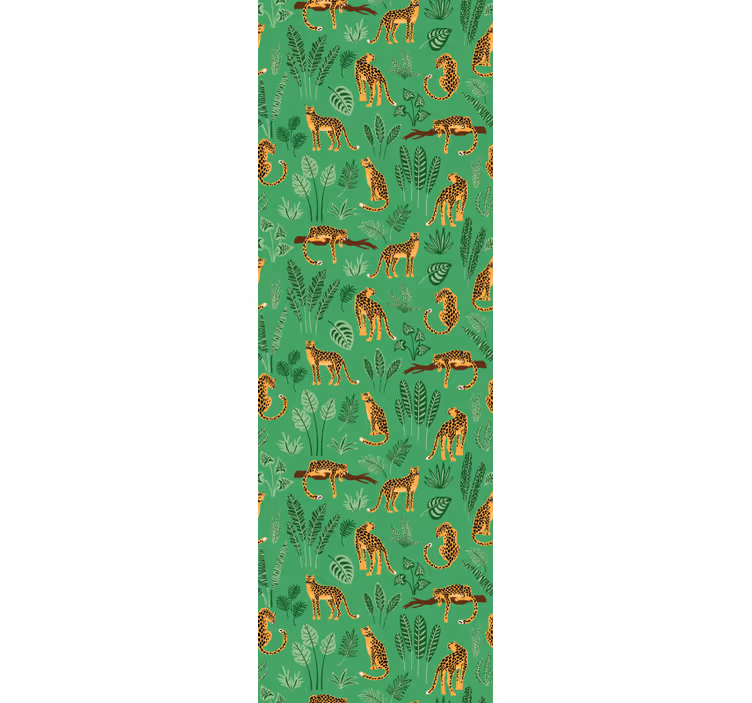 Motiv safari favne tapeta z živalmi - TenStickers