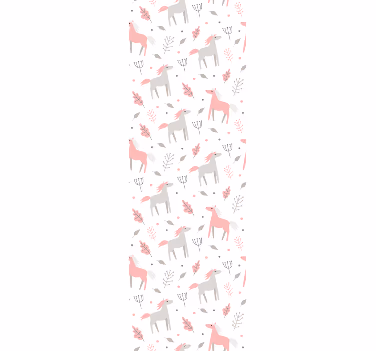 Pastelni vzorec favne tapeta z živalmi - TenStickers