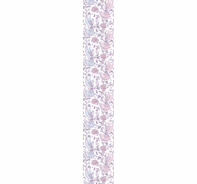 Okrasna ptičja eleganca Tapete z ornamentnimi motivi - TenStickers