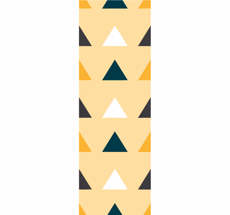 Geometrijska triada geometrijski zidni papir - TenStickers