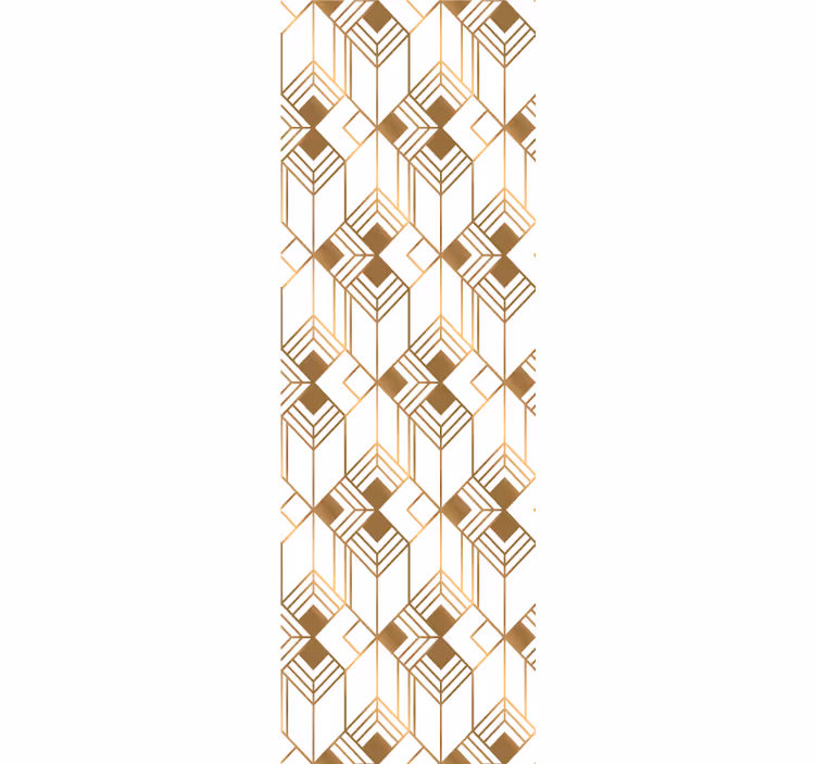 Kubistična simetrija geometrijski zidni papir - TenStickers