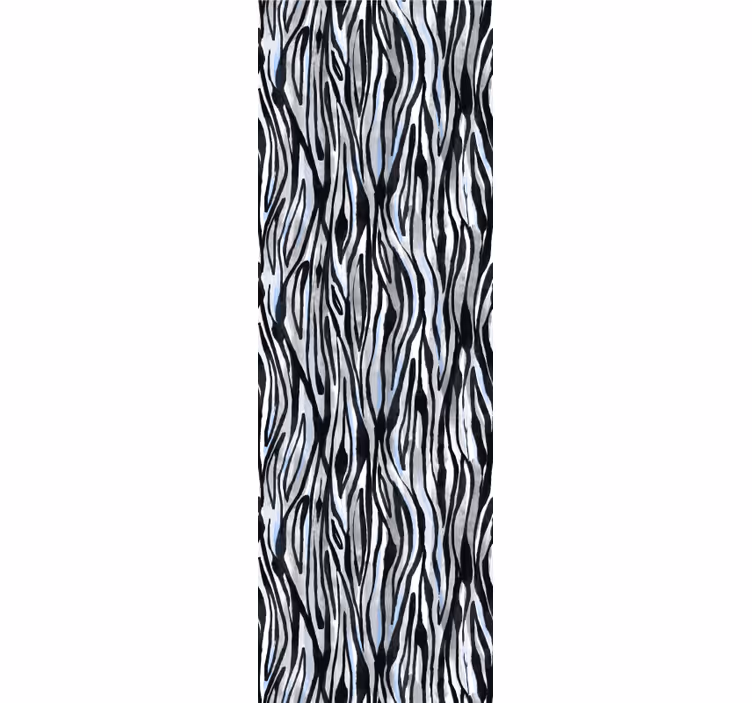 Motiv zebraste črte zebra vzorec tapeta - TenStickers