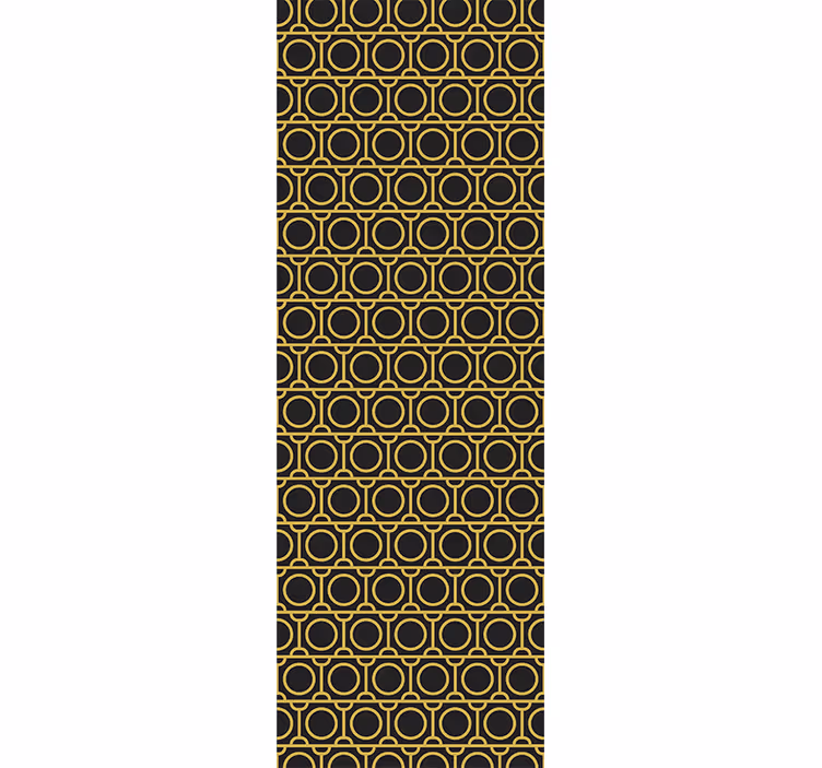Geometrijski zidni papir geometrijski obroči - TenStickers