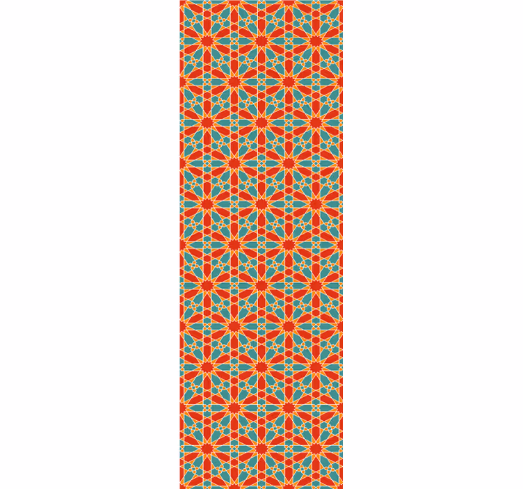 Simetrija kalejdoskopa geometrijski zidni papir - TenStickers
