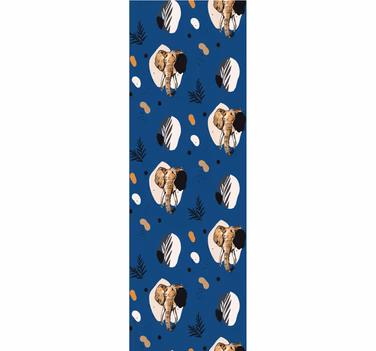 Safari motiv tapeta z motivom slona - TenStickers
