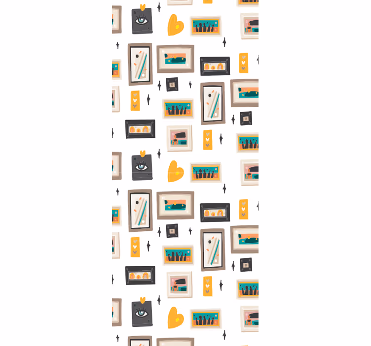Retro pisarniški motivi industrijske ozadje - TenStickers