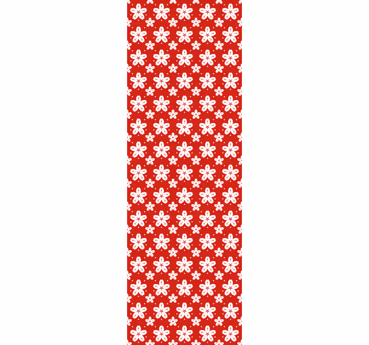 Cvetlični ornamentalni zidni papir cvetlični motivi - TenStickers