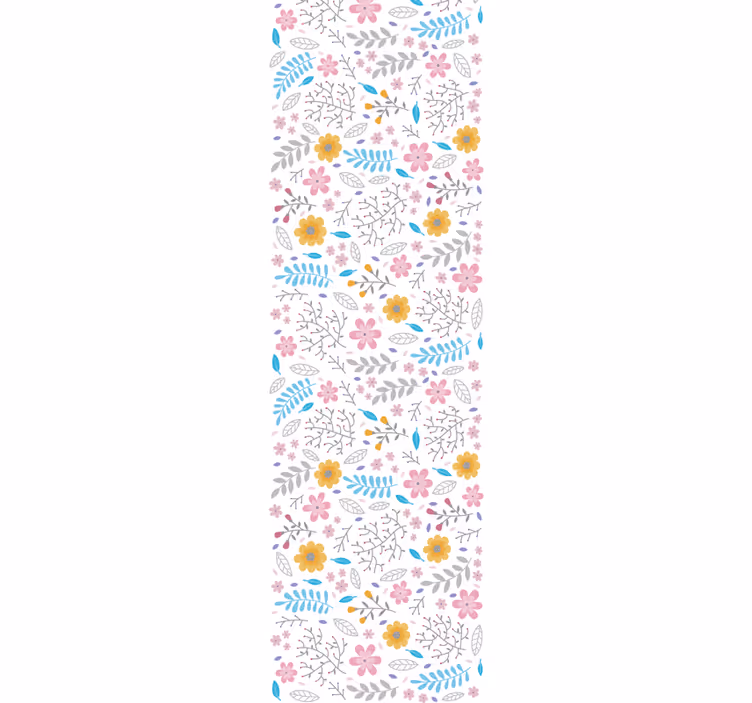 Cvetlični botanični izbruh tapeta z motivom vrtnice - TenStickers