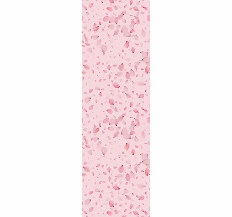 Brezšivne cvetne liste sakura, ki padajo na češnjevo tapeta - TenStickers
