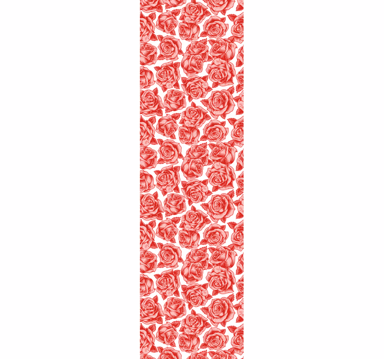 Eleganca vzorca vrtnic tapeta z motivom vrtnice - TenStickers