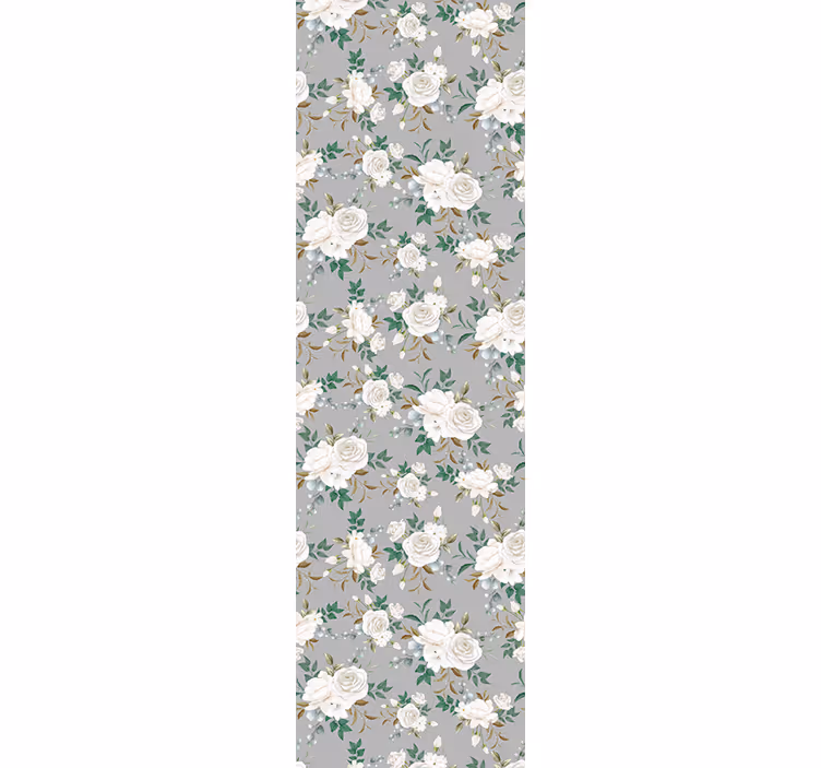 Plošča cvetlične elegance tapeta z motivom vrtnice - TenStickers
