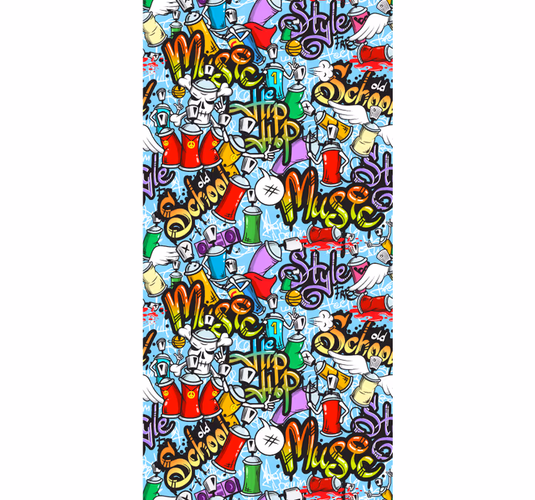 Elementi grafitov umetniško tapeta - TenStickers