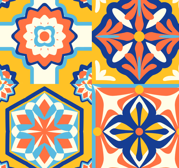 Paleta različnih okrasnih tapeta - TenStickers