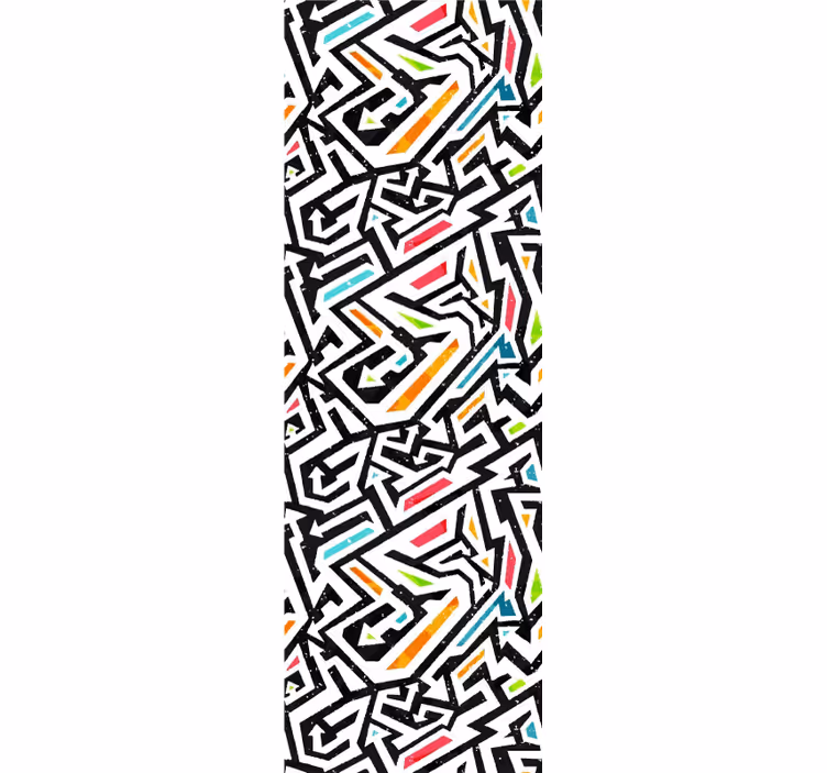 Tapete za najstniške sobe geometrijski kaos - TenStickers