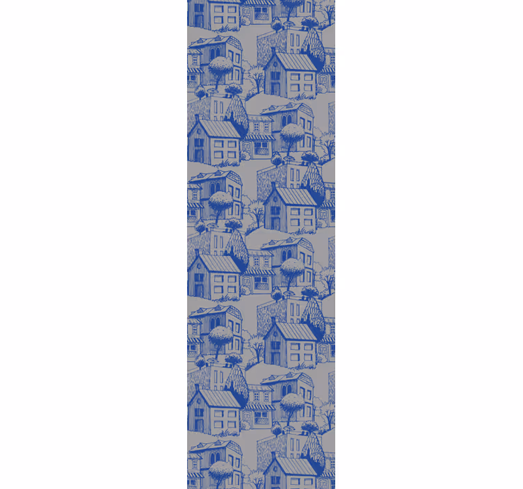 Vintage fasade tapeta za domačo pisarno - TenStickers