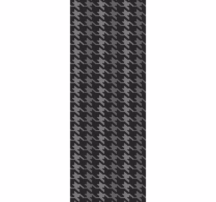 Vzorec houndstooth pisarniški tapeti - TenStickers