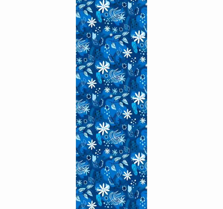 Motiv floralne favne umetniško tapeta - TenStickers