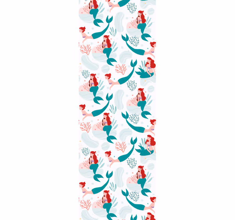 Morska pokrajina sirene ribji tapeti - TenStickers