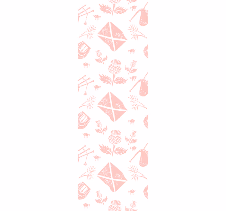Geometrijska botanika Tapete z ornamentnimi motivi - TenStickers