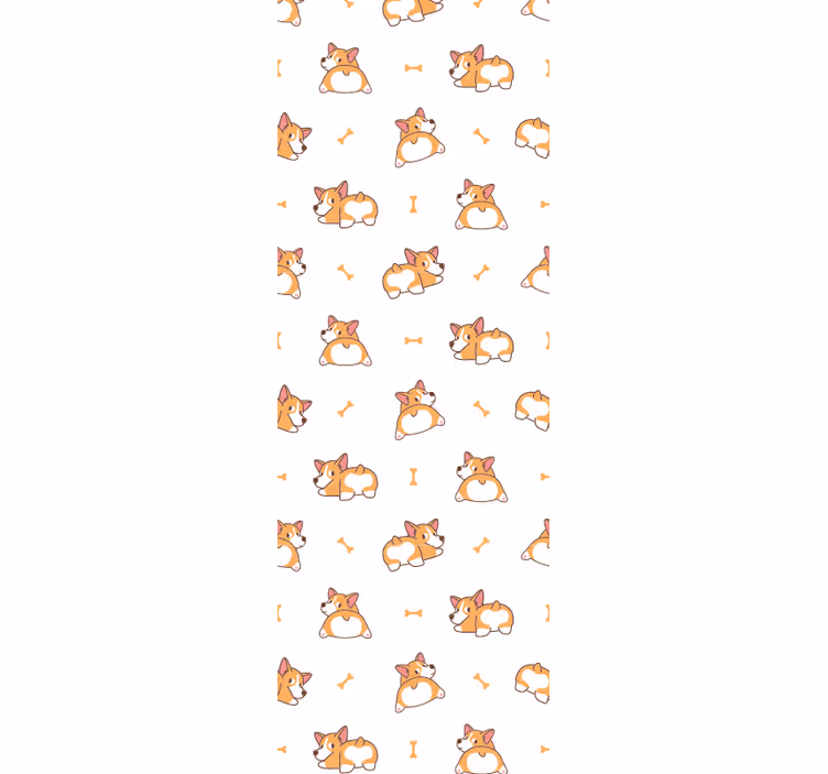 Super-doggo moderne tapeta - TenStickers