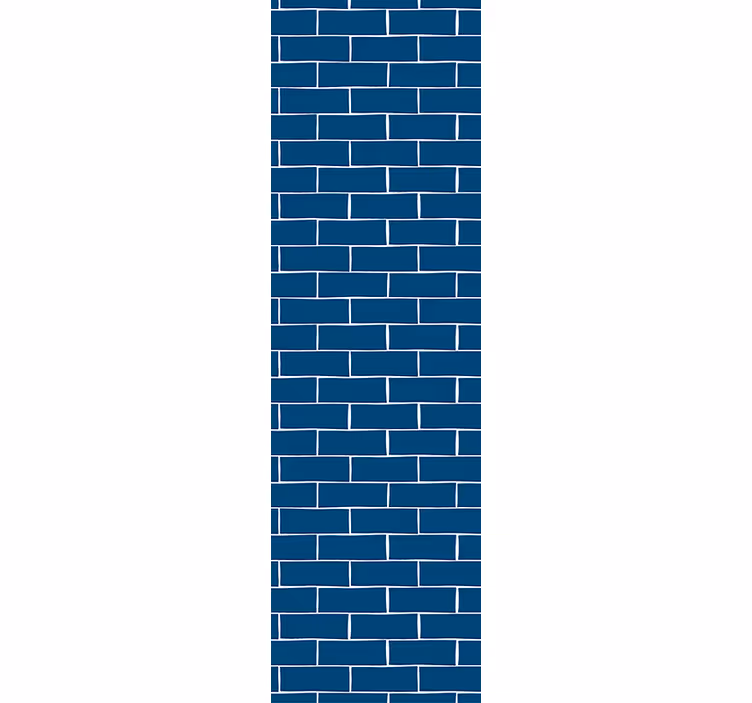 Učinek ploščic podzemne železnice opečnato ozadje - TenStickers