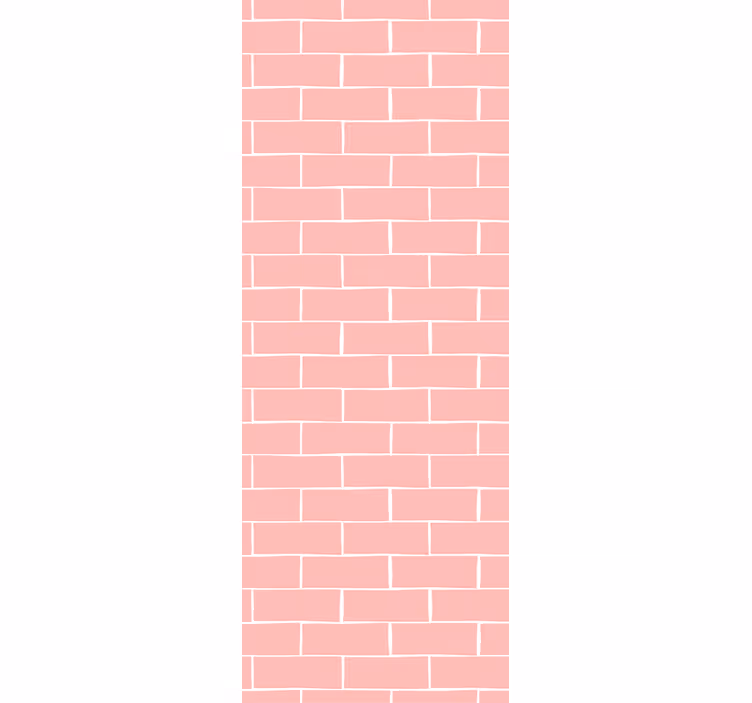Vzorec roza opeke opečnato ozadje - TenStickers