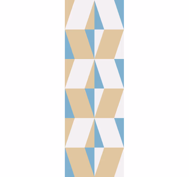 Trikotni motiv geometrijski zidni papir - TenStickers