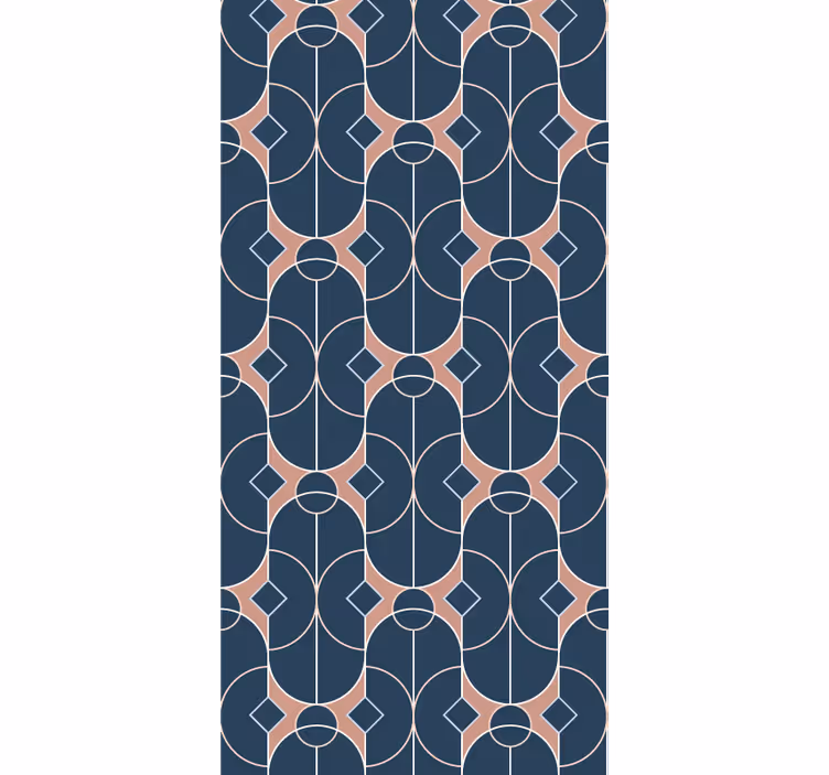Geometrijski vzorec verige geometrijski zidni papir - TenStickers