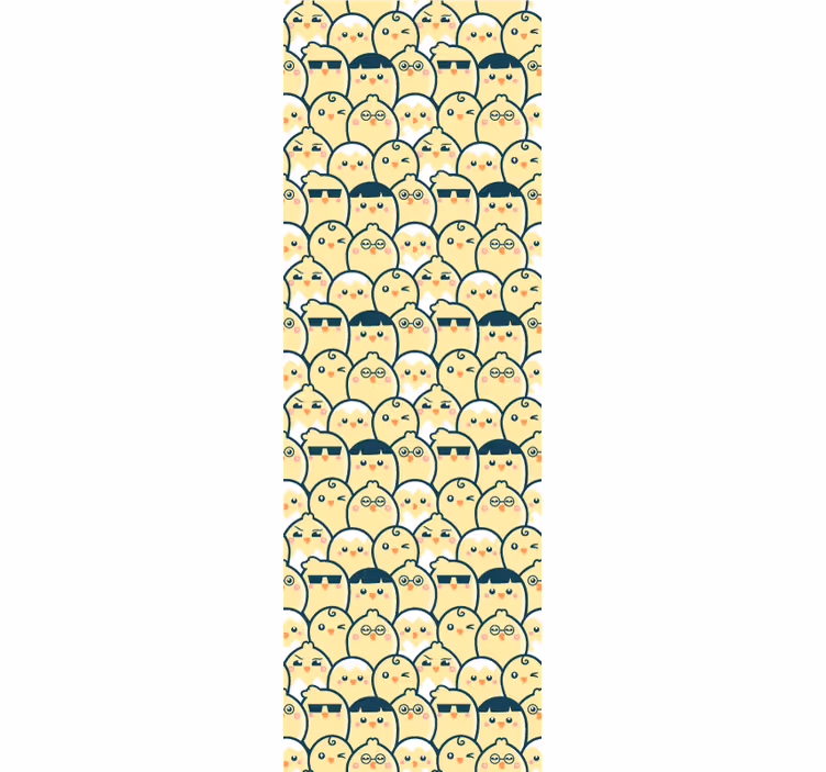 Vzorec ljubkih sov tapeta z živalmi - TenStickers