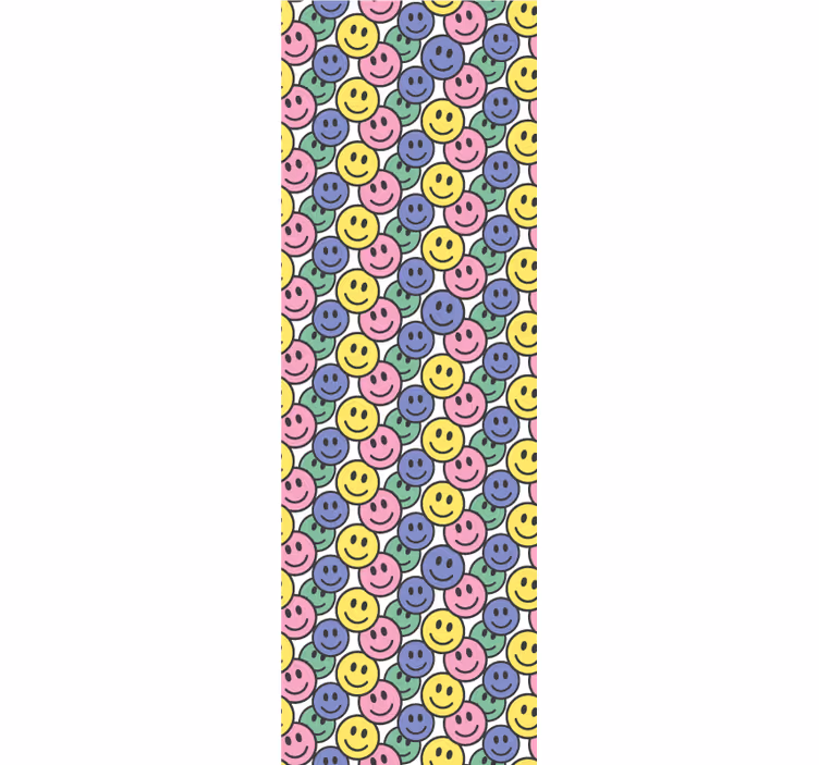 Vzorec smeška umetniško tapeta - TenStickers