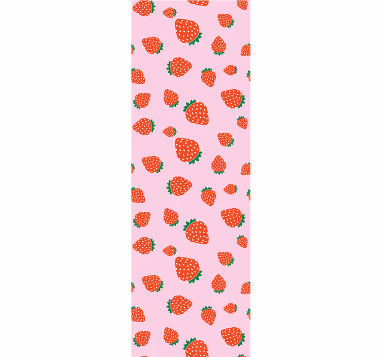 Sweet strawberry pattern tapete za kuhinjo - TenStickers