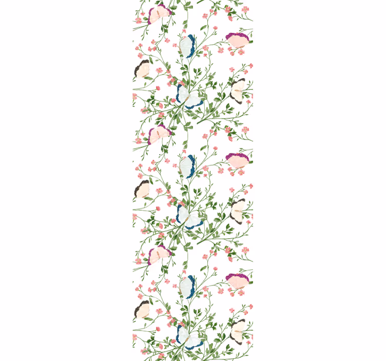 Fantazija akvarel cvet tapeta - TenStickers