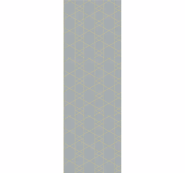 Geometrijski mrežasti vzorec geometrijski zidni papir - TenStickers