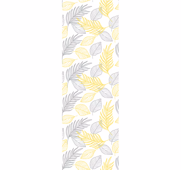 tapeta pantone leafs - TenStickers