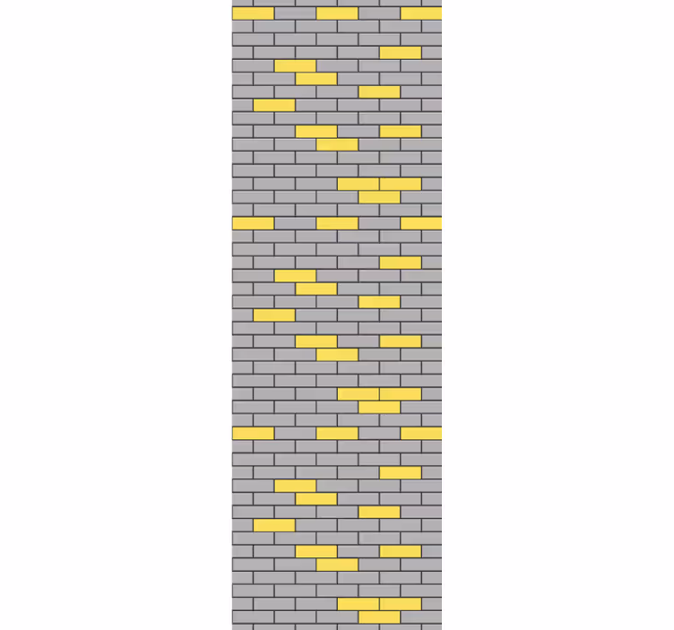 Opečnato pantone vzorec kamnite tapeta - TenStickers